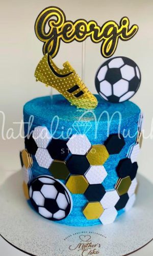 Topo de Bolo Futebol - Arquivo de Corte