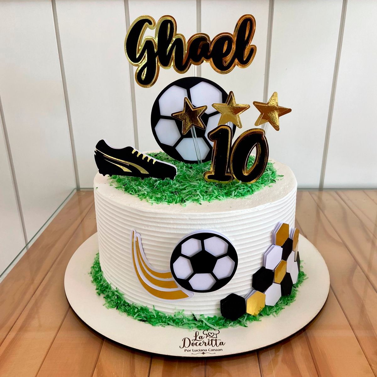 Topo de Bolo Futebol - Arquivo de Corte