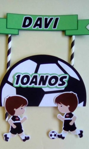 Arquivo de Corte Topo de Bolo Futebol