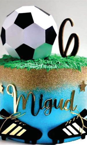 Topo de Bolo Futebol