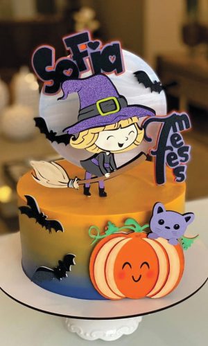 Topo de Bolo Halloween - Arquivo de Corte