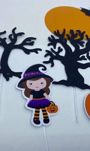 Topo de bolo Hallowen