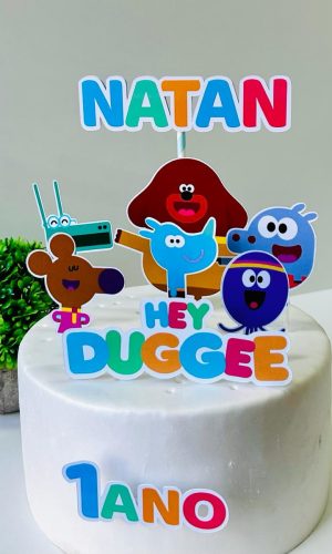 Topo de Bolo Hey Duggee