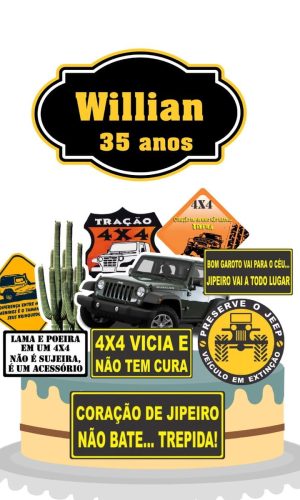 Topo de Bolo Jipe