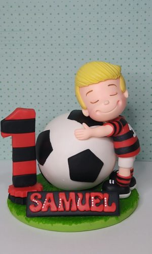 Topo de Bolo Jogador/torcedor Futebol
