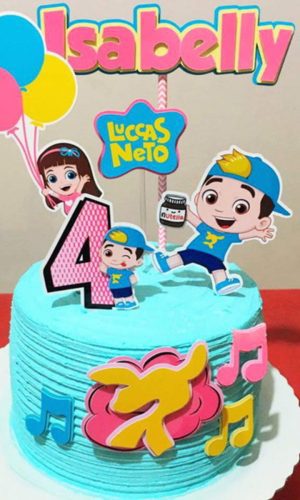 Topo De Bolo Lucas Neto