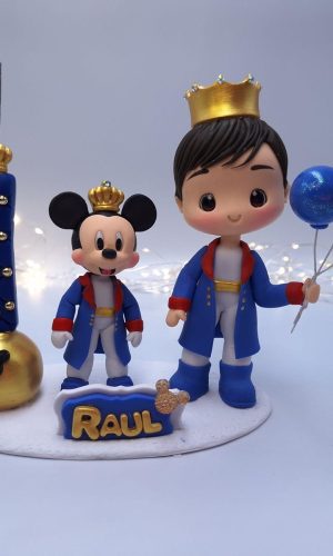 Topo de bolo Mickey realeza