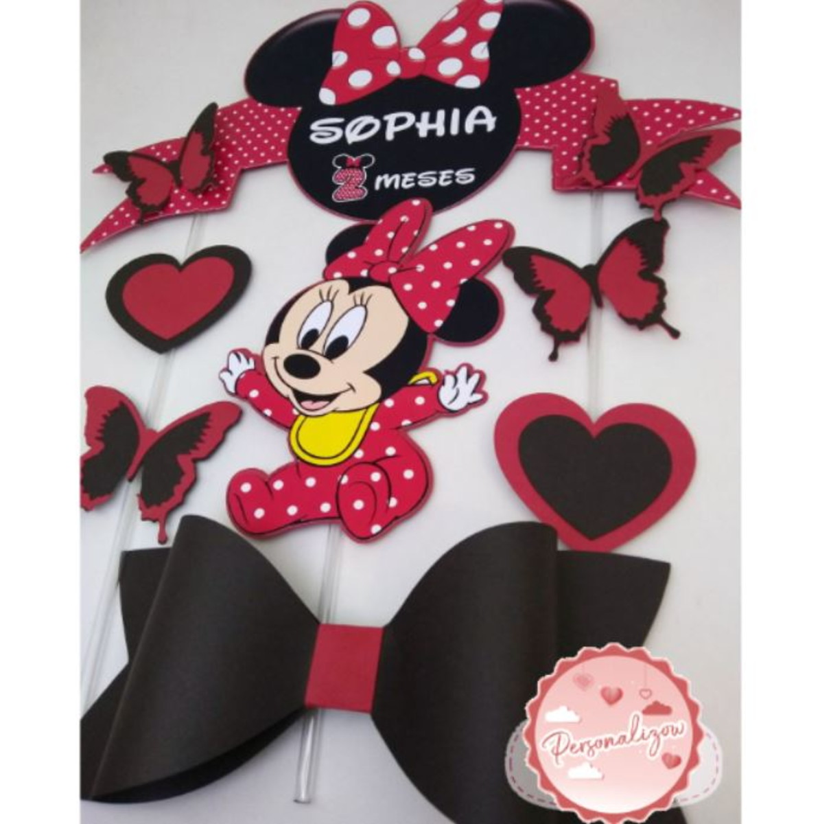 Arquivo Topo de Bolo - Minnie Baby