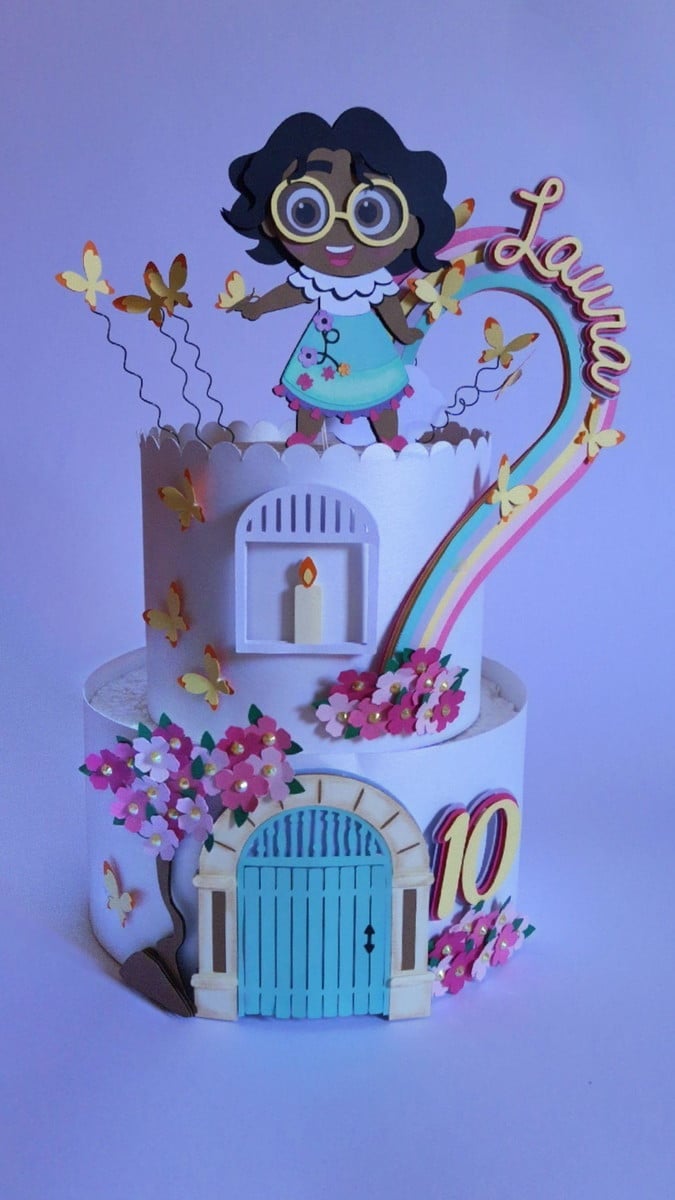 Topo de Bolo Encanto