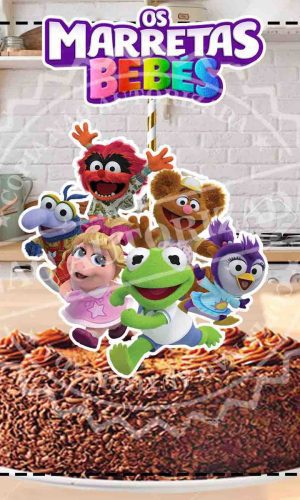Topo de Bolo Muppets Baby 4510 Arquivo Digital