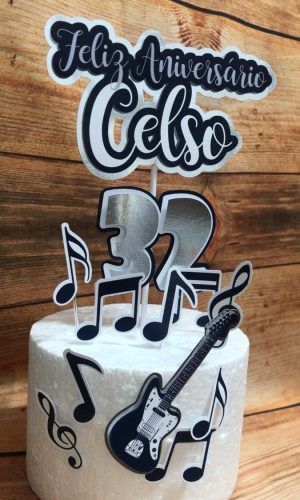 Topo de bolo música