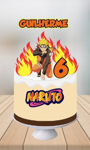 Topo de Bolo Naruto