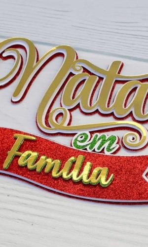 Topo de Bolo Natal