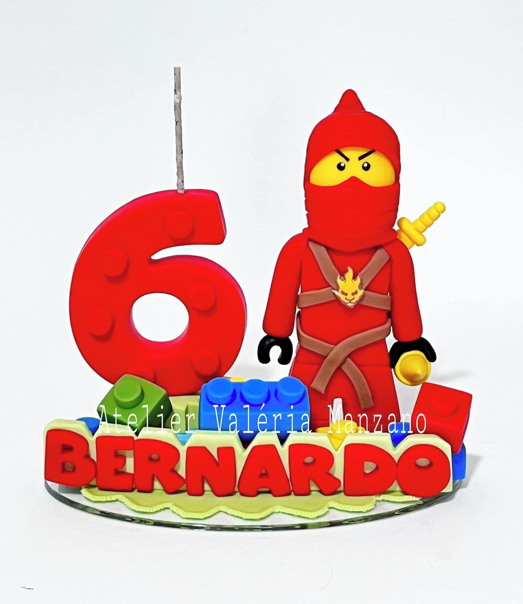 TOPO DE BOLO NINJAGO