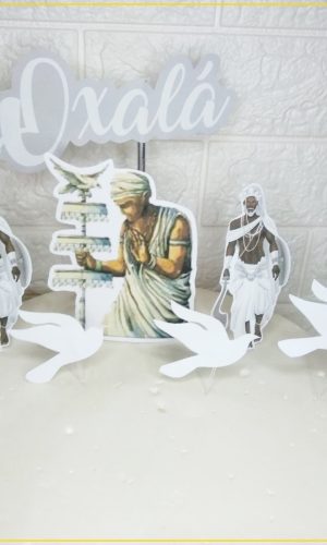 Topo De Bolo Orixá Oxalá - Topo De Bolo Religião