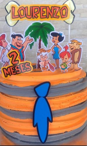 Topo de Bolo os Flintstones