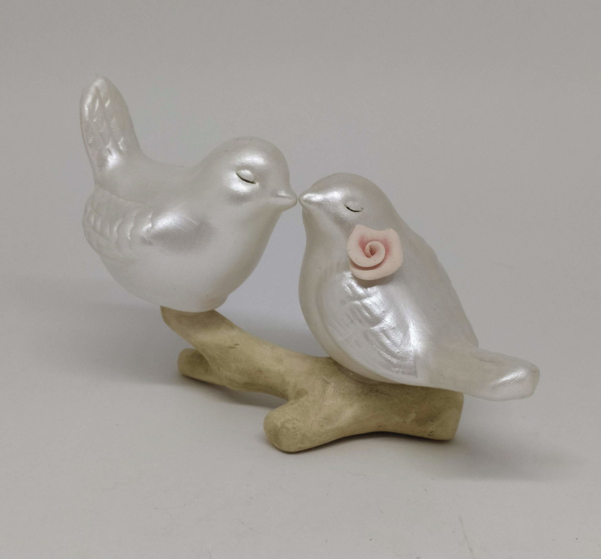 Topo de Bolo Passarinhos, Pombinhos para Casamento - Imagem 4