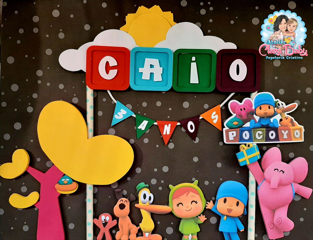 Topo De Bolo Pocoyo