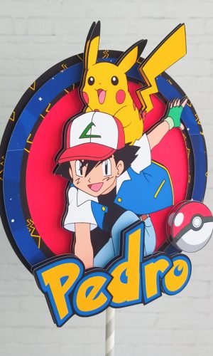 Topo de Bolo Pokémon