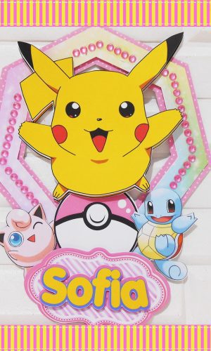 Topo de Bolo Pokemon