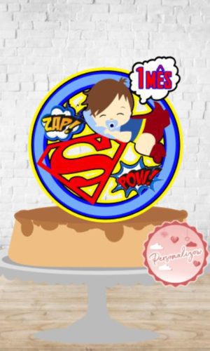 Arquivo Topo de Bolo - Superman Bebê