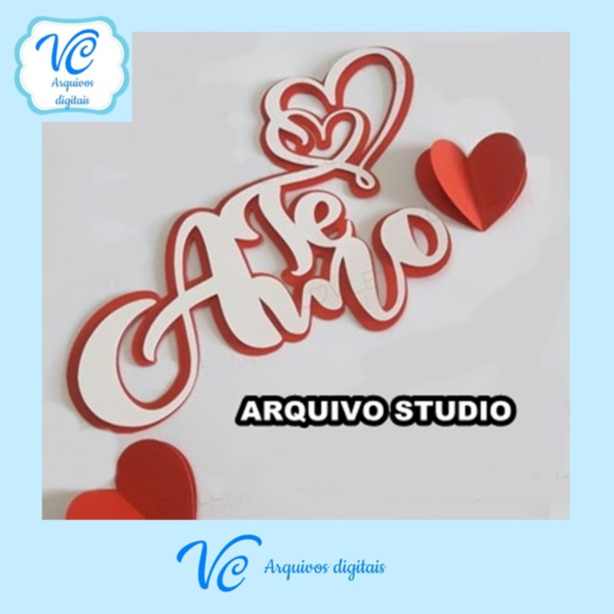 Topo de bolo TE AMO NAMORADOS - ARQUIVO DE CORTE