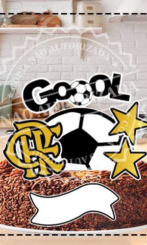 TOPO DE BOLO TIMES FUTEBOL - ARQUIVO DIGITAL