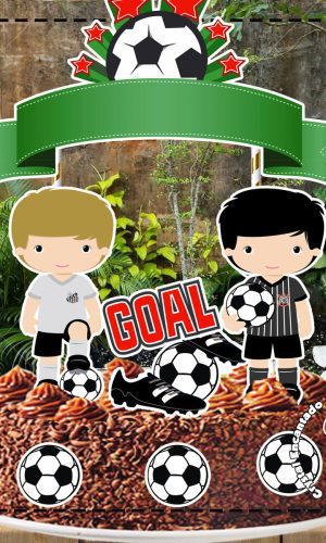 Topo de Bolo Times Futebol - Ref 1974 Arquivo Digital