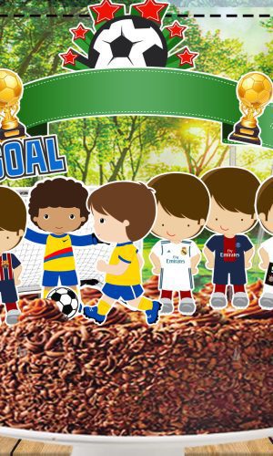 Topo de Bolo Times Futebol - Ref 5070 Arquivo Digital