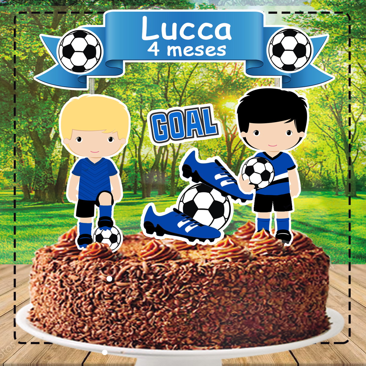 Topo de Bolo Times Futebol - Ref 5071 Arquivo Digital