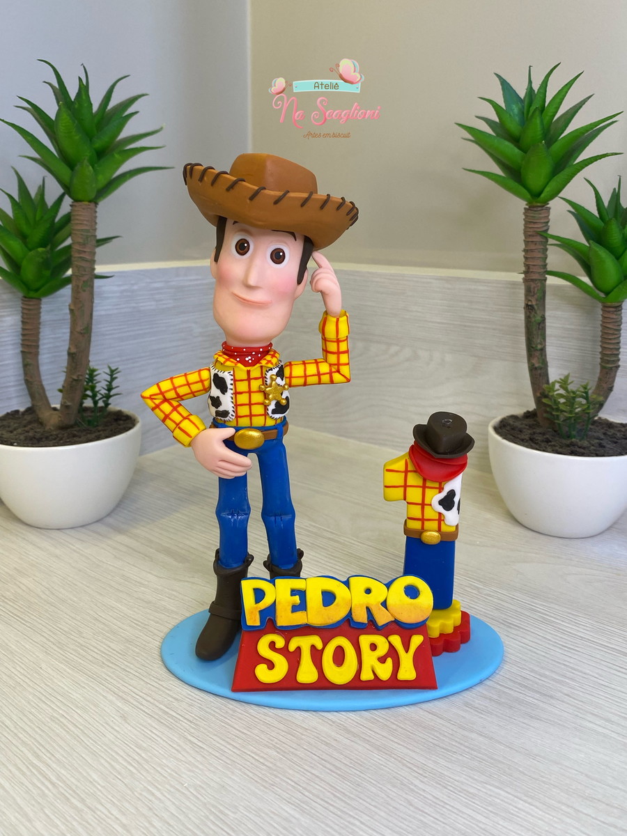 Topo de Bolo Toy Story - Woody