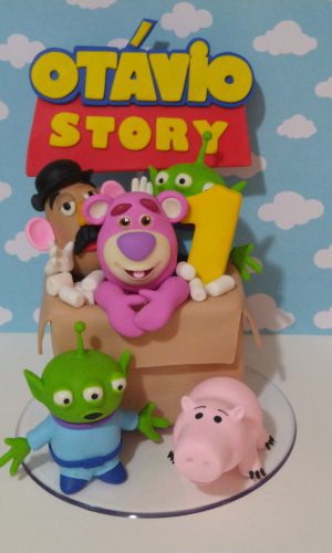 Topo de Bolo Toystory - Caixa