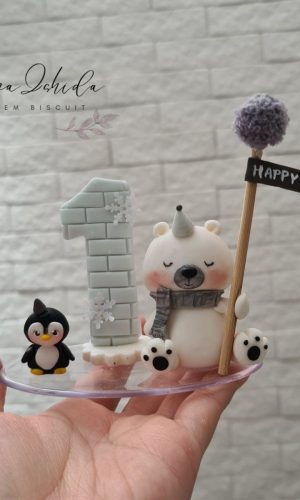 Topo de Bolo- Urso Polar
