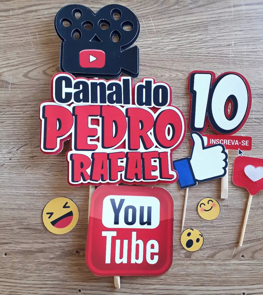 Topo de Bolo Youtube