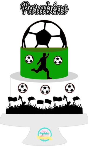 Topo de Bolo - Futebol