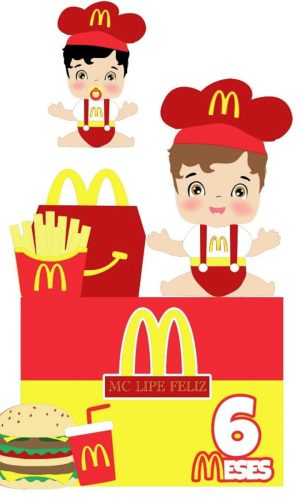 Topo Mc Lanche Menino + Arquivos a Sua Escolha