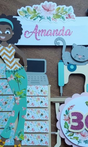 Topo Mulher Negra Empreendedora + 4 Arquivos a Sua Escolha