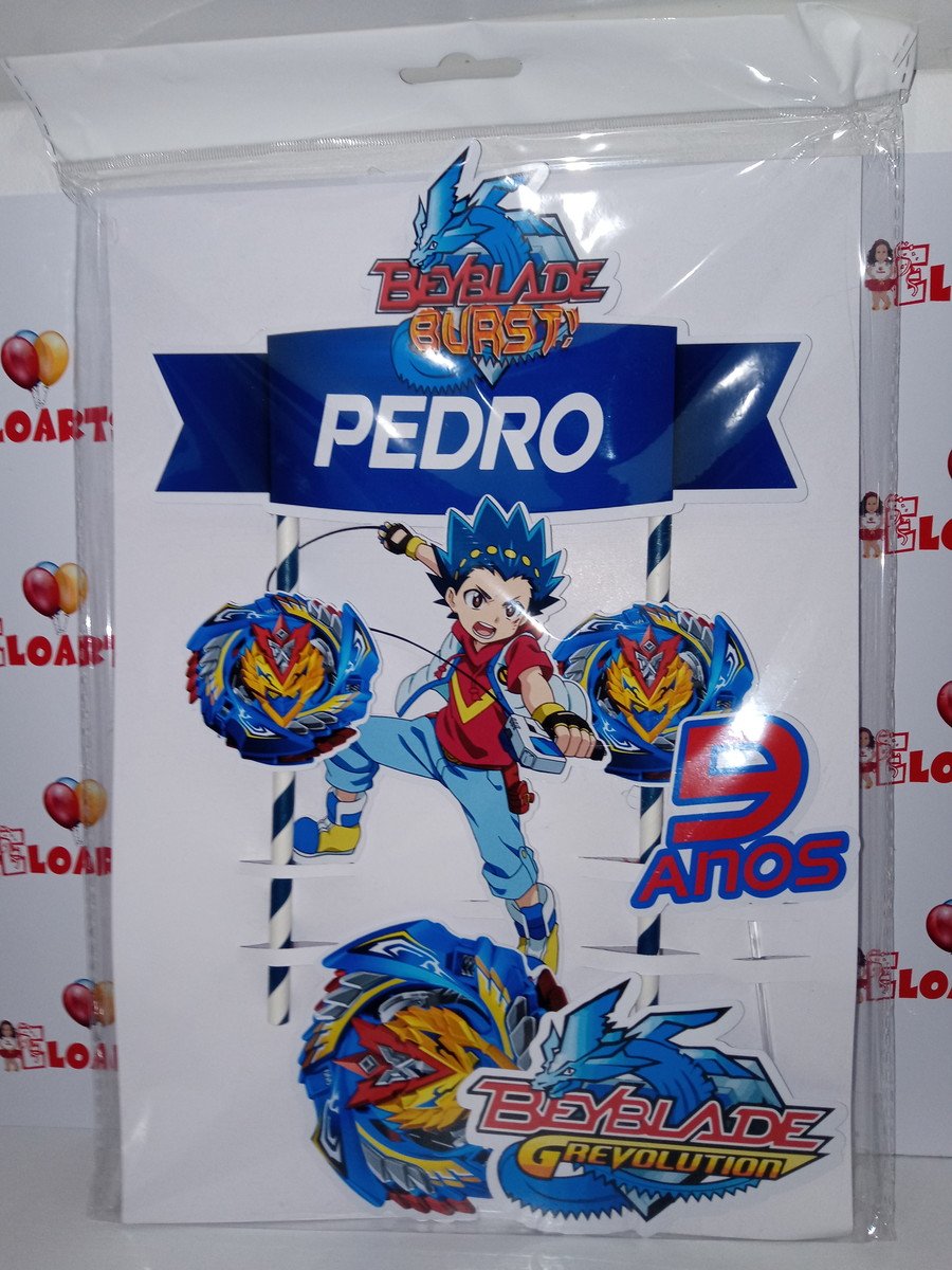 Topo Para Bolo Beyblade - Imagem 4