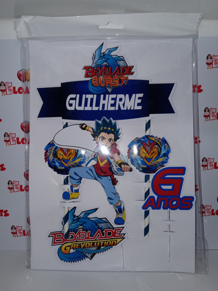 Topo Para Bolo Beyblade - Imagem 2