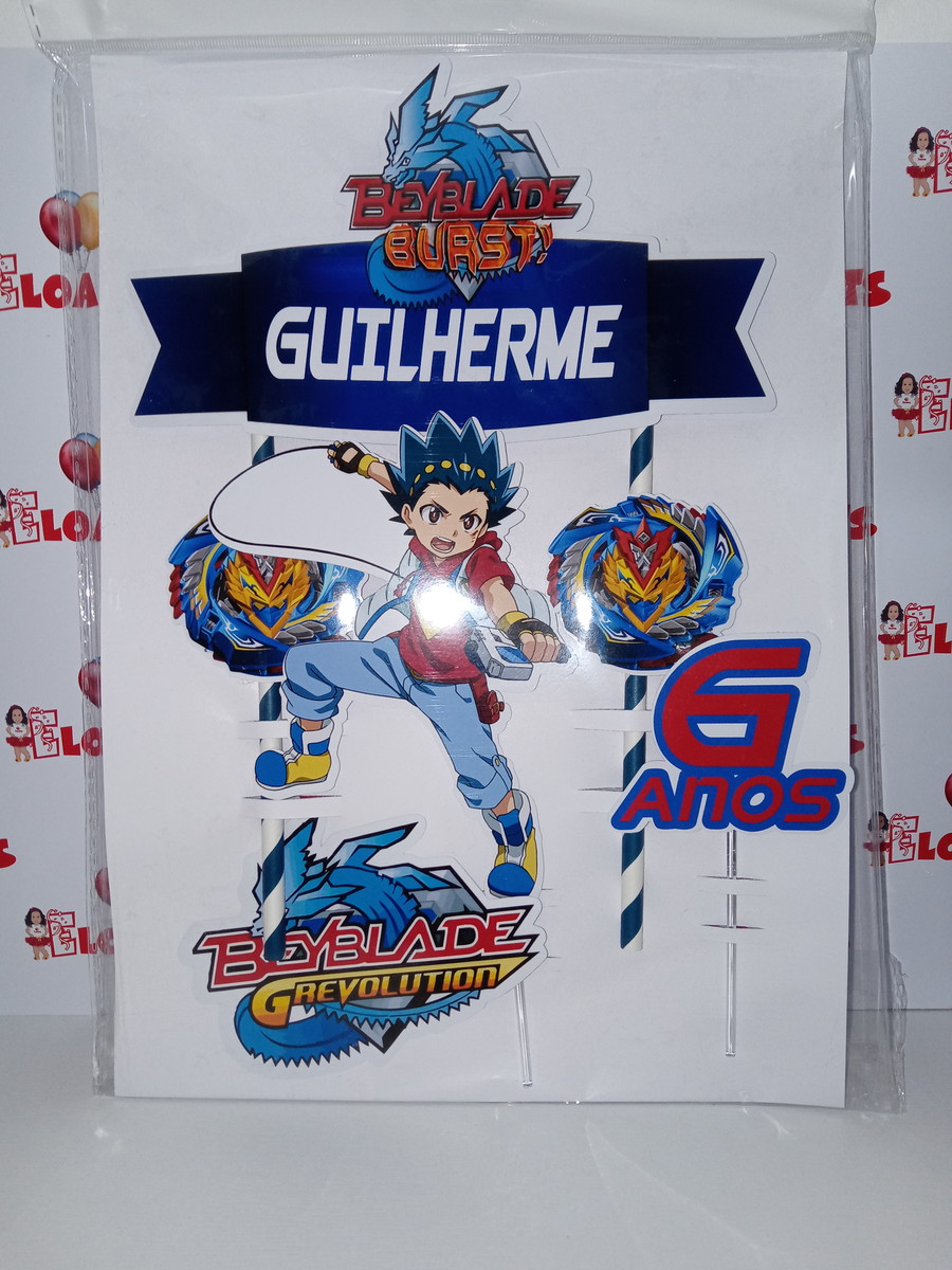 Topo Para Bolo Beyblade