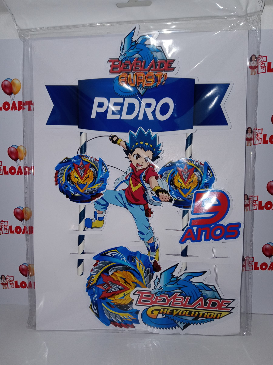 Topo Para Bolo Beyblade - Imagem 3