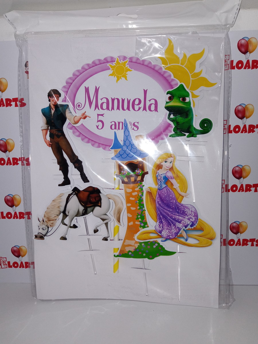 Topo para Bolo Rapunzel ou Escolha o Tema - Imagem 2