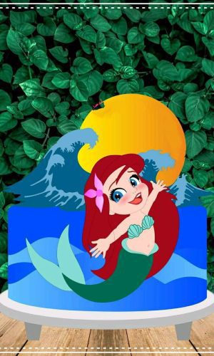Topo sereia cute+ 4 ARQUIVOS A SUA ESCOLHA