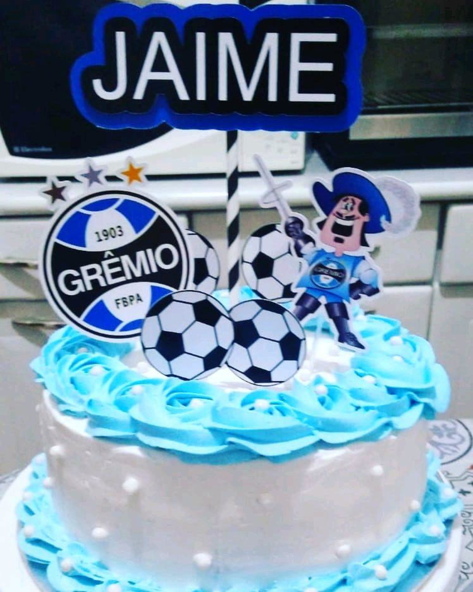 Topo de bolo Grêmio - Imagem 2