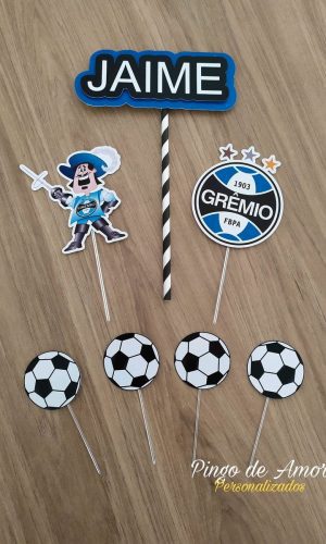 Topo de bolo Grêmio