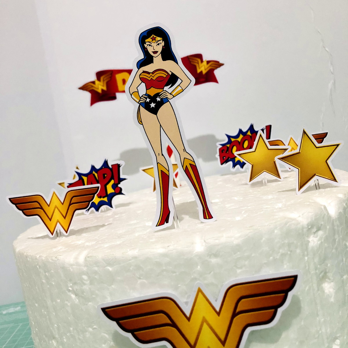 Topper Mulher Maravilha (arquivo de Corte)