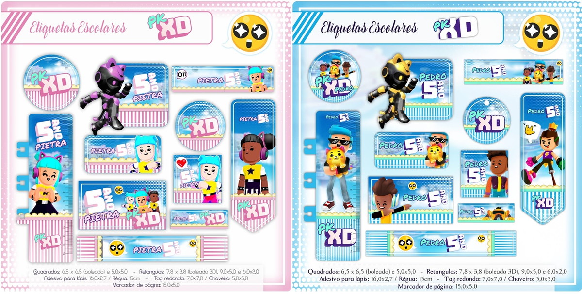 Aquivos digitais etiquetas escolar pk dx - Imagem 3