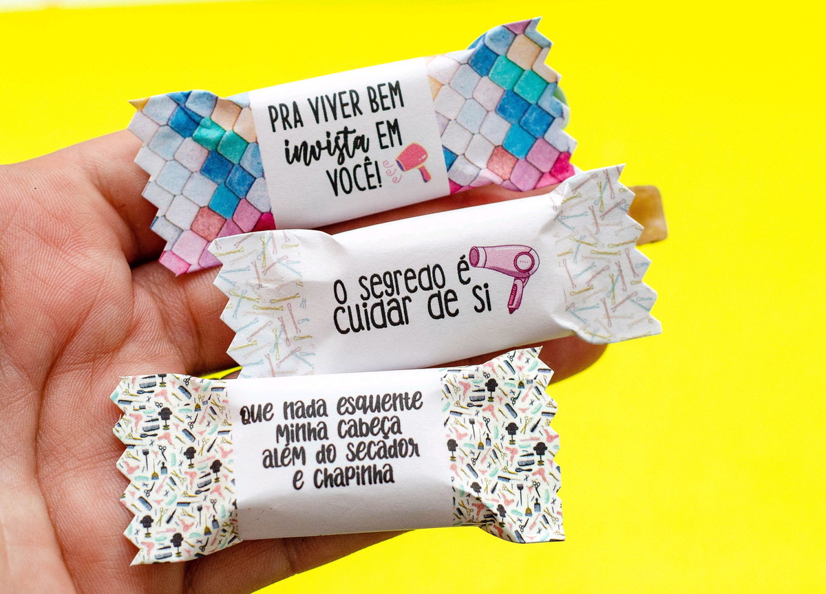 ARQUIVO BALINHAS SALÃO DE BELEZA #11138 CARTÃO BRINDE - Imagem 3