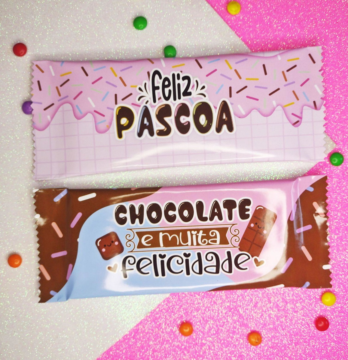 ARQUIVO BARRA DE CHOCOLATE 90g E 20g PASCOA #13815 - Imagem 4