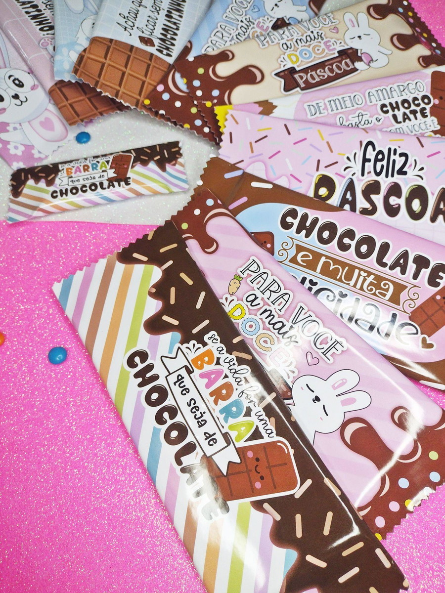 ARQUIVO BARRA DE CHOCOLATE 90g E 20g PASCOA #13815